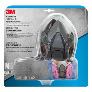 Respirador 3M 6297P1-DC Reutilizable Media Cara con Filtros P100