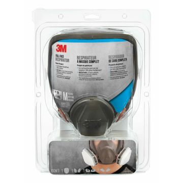 Respirador 3M Full Face Cara Completa con Cartuchos OV/P95